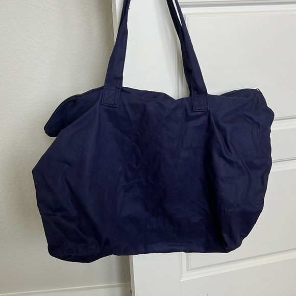 ΑΧΩ Alpha Chi Omega Sorority Navy Blue Duffel Bag with "Abby" - Picture 3 of 5